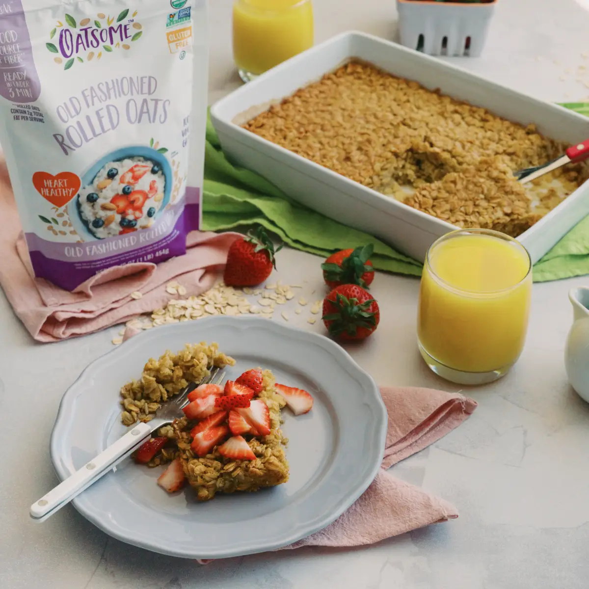 Baked Oats For The Whole Family