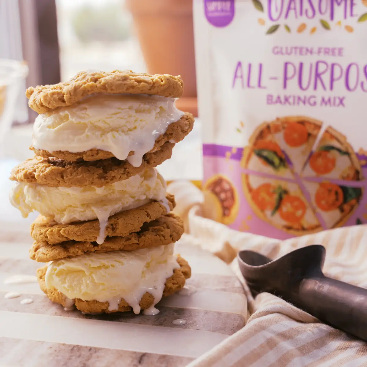 Gluten Free Ice Cream Sandwich
