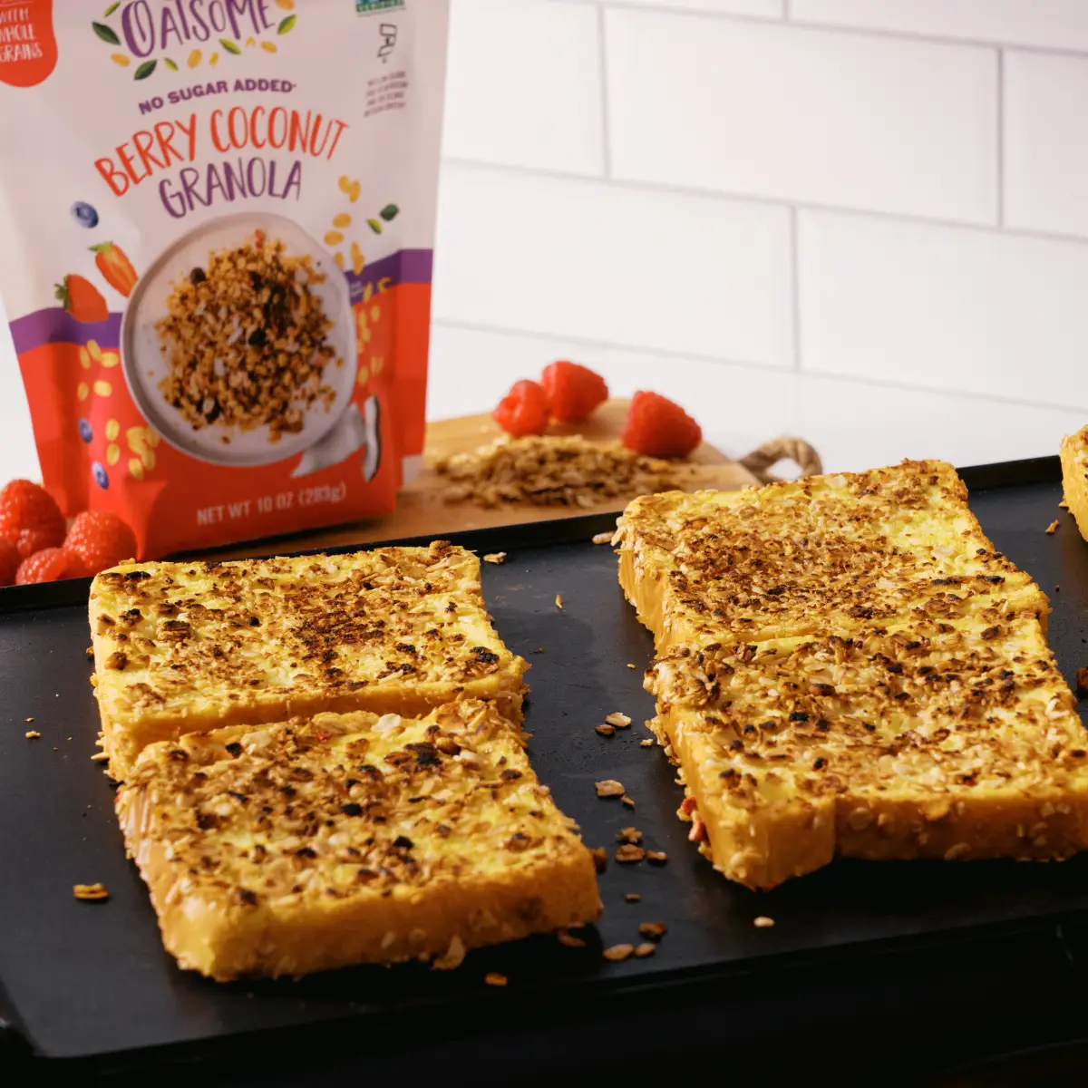 Granola Crusted French Toast