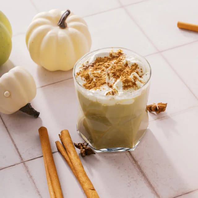 Pumpkin Spice Matcha Latte
